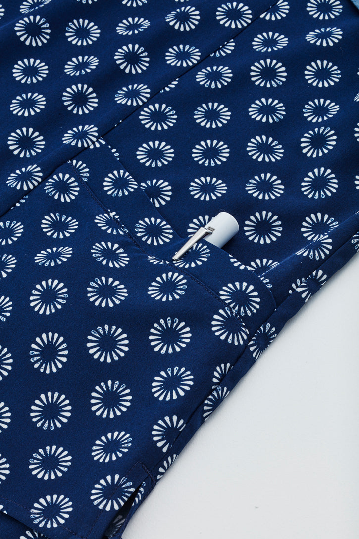 BizCare Womens Florence Daisy Print Tunic - CS950LS | Biz Care | Fashion Biz Online