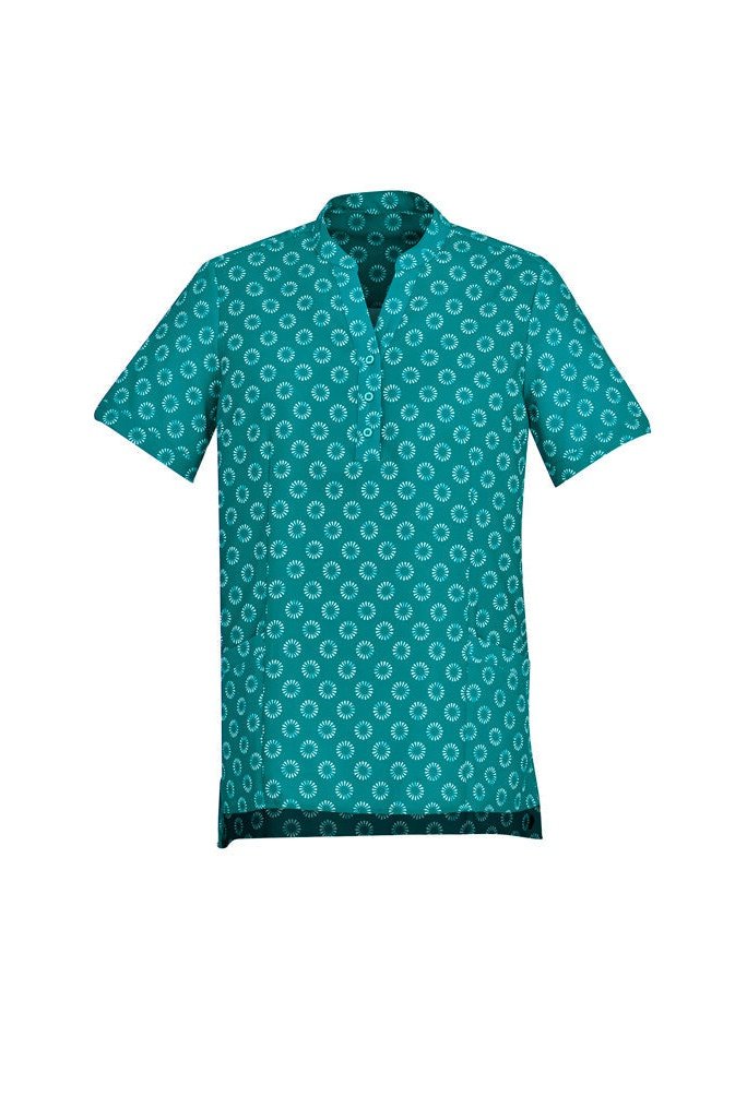 BizCare Womens Florence Daisy Print Tunic - CS950LS | Biz Care | Fashion Biz Online