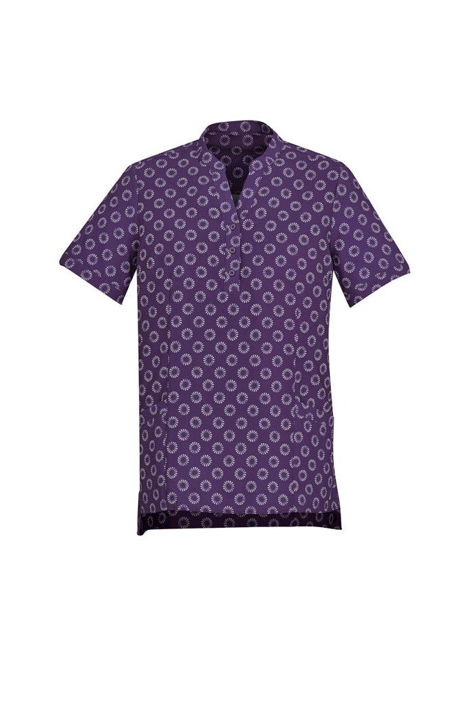 BizCare Womens Florence Daisy Print Tunic - CS950LS | Biz Care | Fashion Biz Online