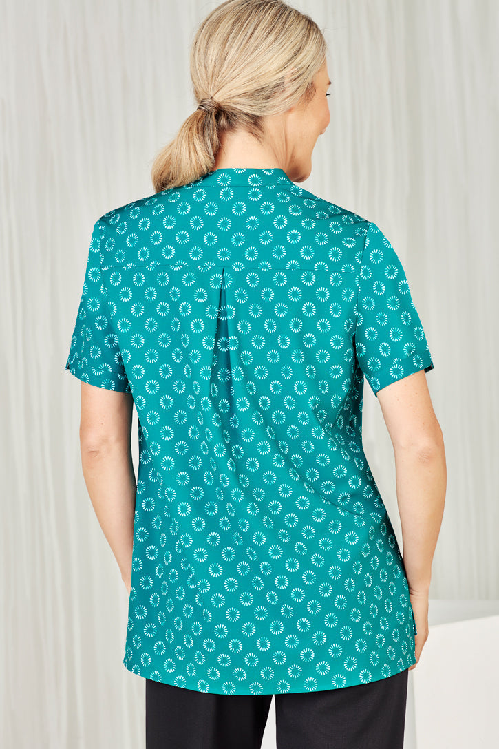 BizCare Womens Florence Daisy Print Tunic - CS950LS | Biz Care | Fashion Biz Online