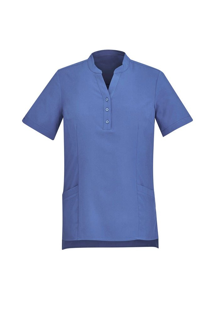 BizCare Womens Florence Plain Tunic - CS949LS | Biz Care | Fashion Biz Online
