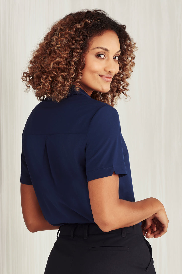 BizCare Womens Florence Short Sleeve Shirt - CS947LS | Biz Care | Fashion Biz Online