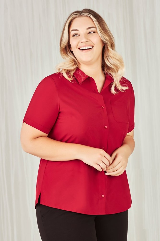 BizCare Womens Florence Short Sleeve Shirt - CS947LS | Biz Care | Fashion Biz Online