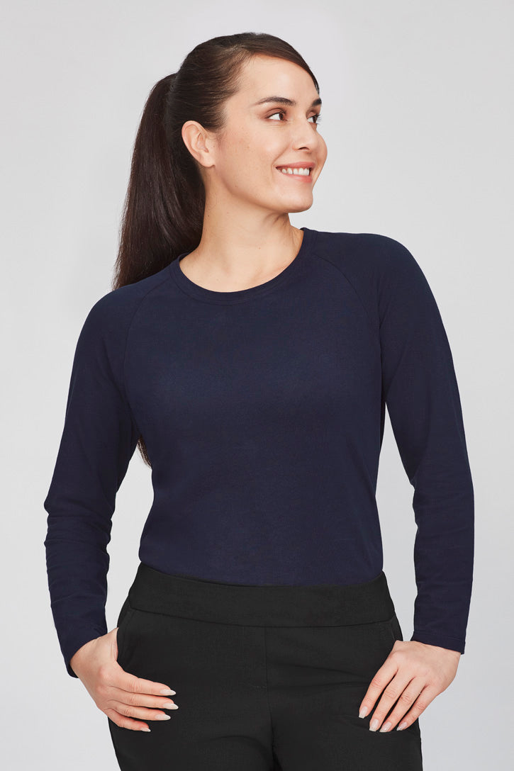 BizCare Womens Performance Long Sleeve Tee - CT247LL | Biz Care | Fashion Biz Online