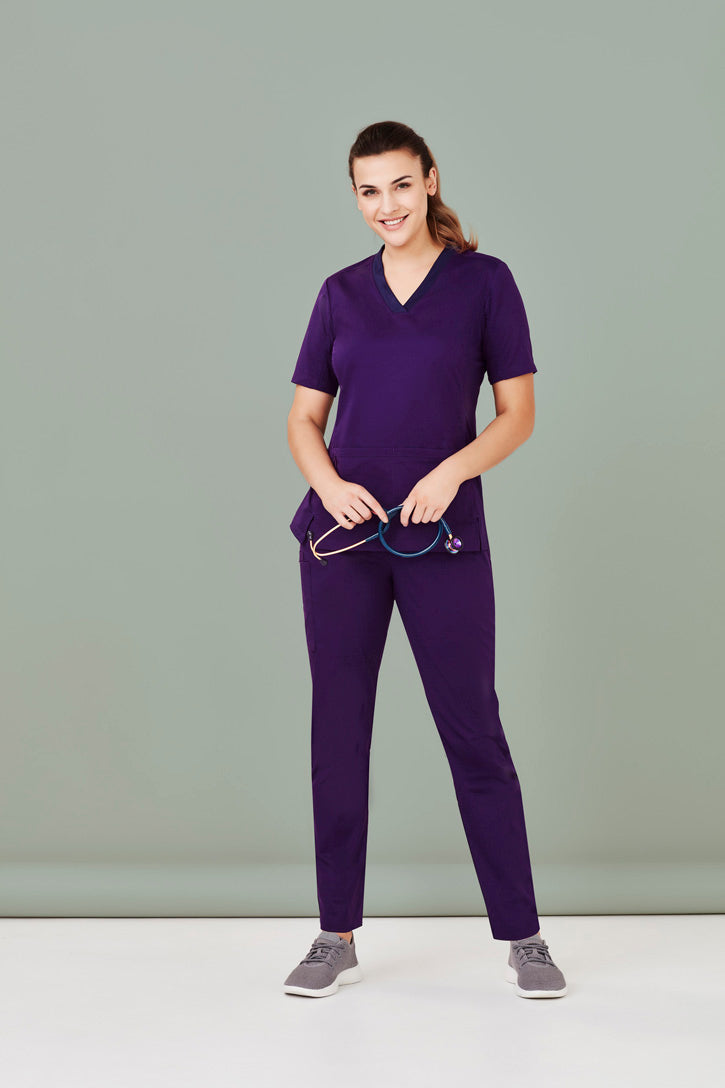 BizCare Womens Riley Straight Leg Scrub Pant - CSP047LL | Biz Care | Fashion Biz Online