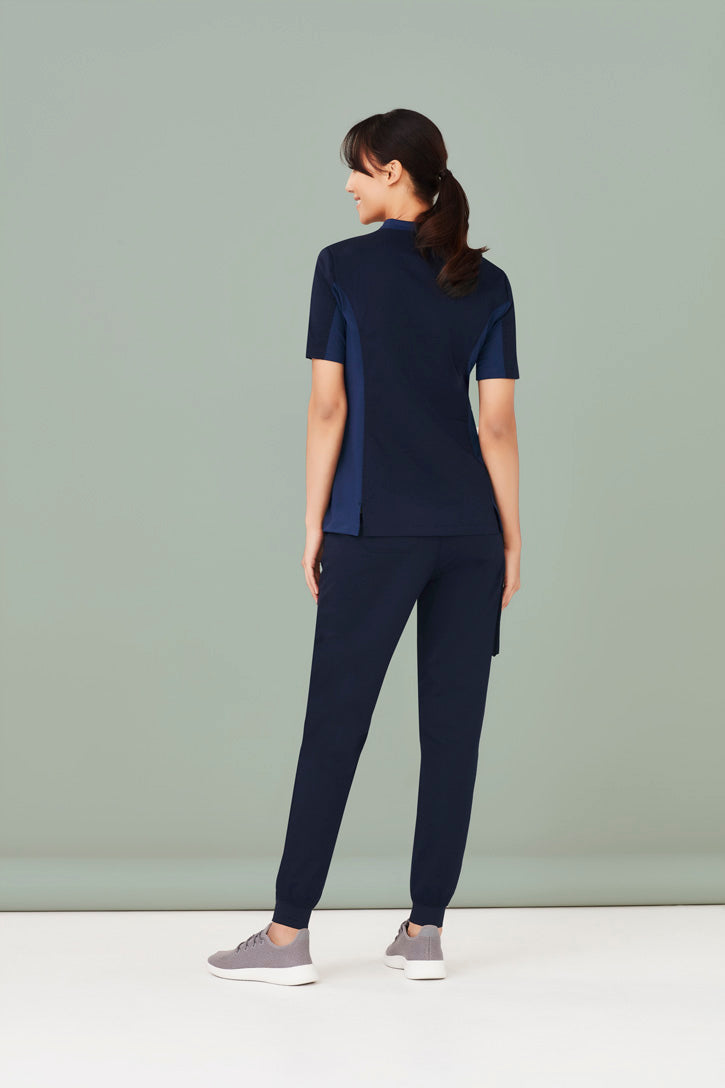 BizCare Womens Riley V-Neck Scrub Top - CST043LS | Biz Care | Fashion Biz Online