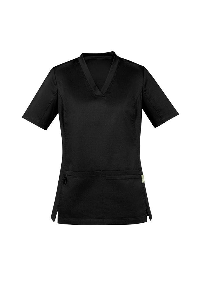 BizCare Womens Riley V-Neck Scrub Top - CST043LS | Biz Care | Fashion Biz Online