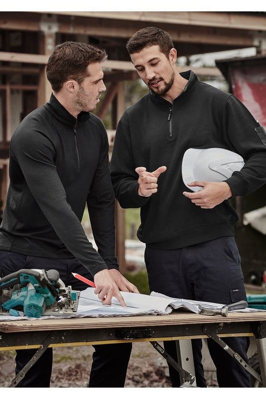 Syzmik Mens 1/4 Zip Brushed Fleece - ZT366 | Syzmik | Fashion Biz Online