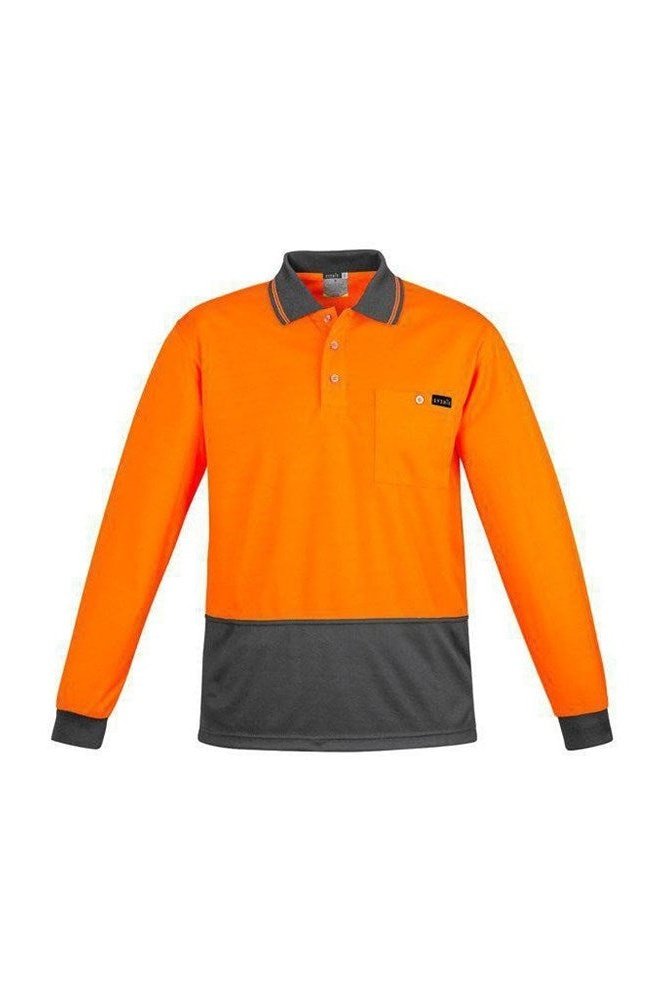 Syzmik Mens Comfort Back L/S Polo - ZH410 | Syzmik | Fashion Biz Online