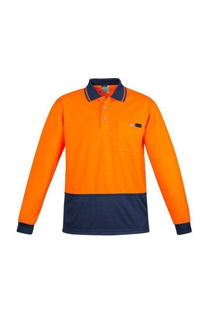 Syzmik Mens Comfort Back L/S Polo - ZH410 | Syzmik | Fashion Biz Online