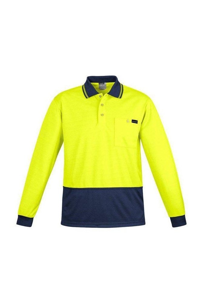 Syzmik Mens Comfort Back L/S Polo - ZH410 | Syzmik | Fashion Biz Online