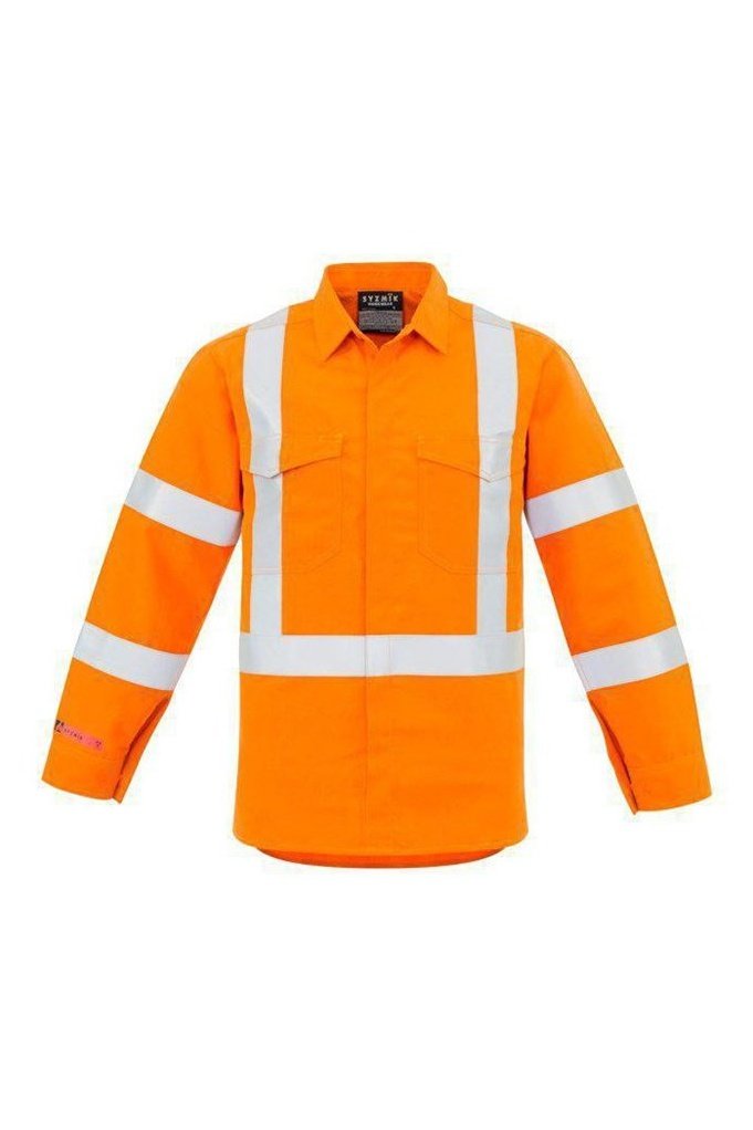 Syzmik Mens Fire Resistant FR X Back Taped Shirt - ZW137 | Syzmik | Fashion Biz Online