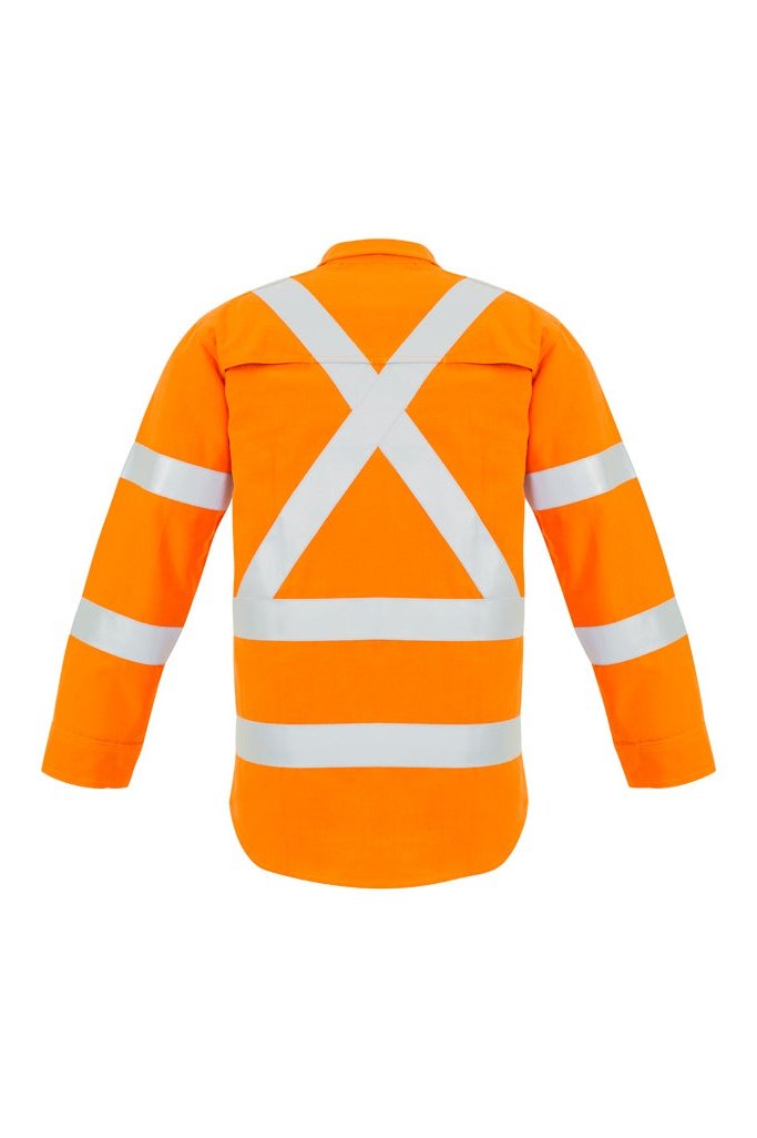Syzmik Mens Fire Resistant FR X Back Taped Shirt - ZW137 | Syzmik | Fashion Biz Online