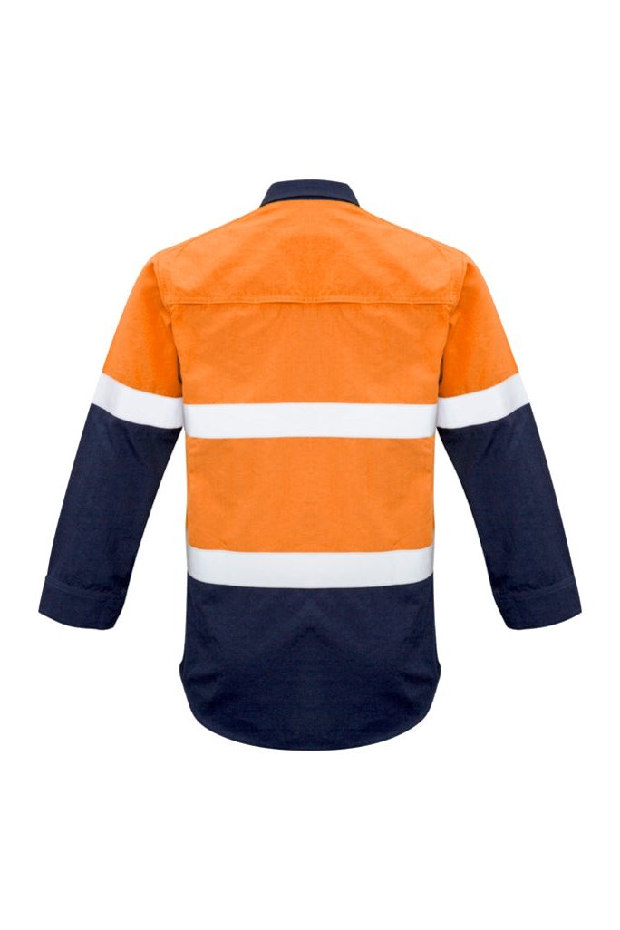 Syzmik Mens Flame Resistant FR Hooped Taped Spliced Shirt - ZW132 | Syzmik | Fashion Biz Online