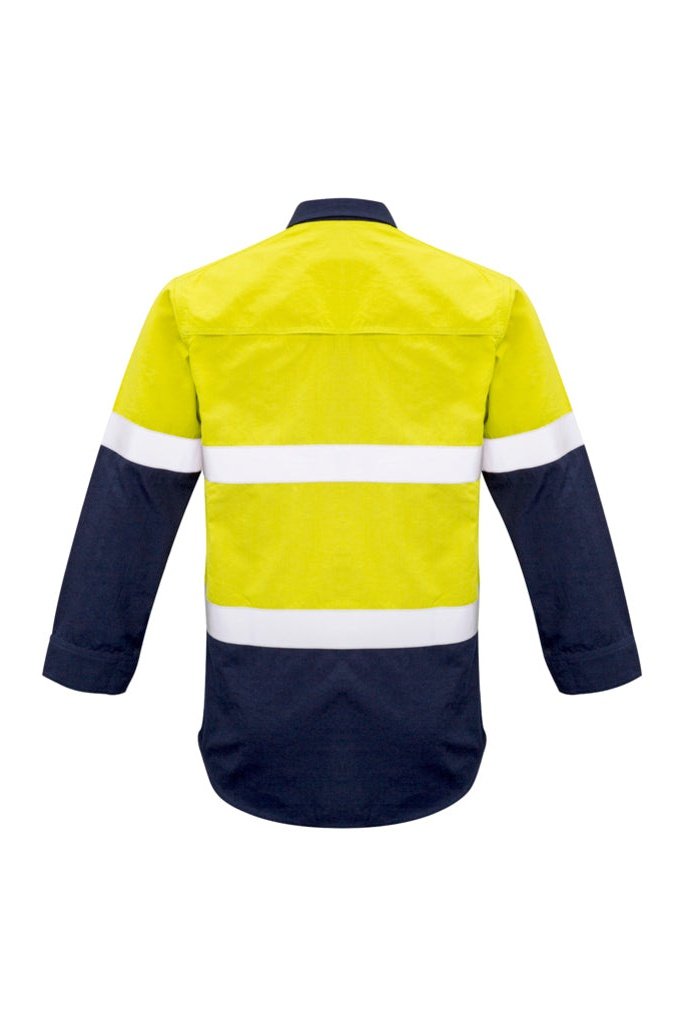 Syzmik Mens Flame Resistant FR Hooped Taped Spliced Shirt - ZW132 | Syzmik | Fashion Biz Online