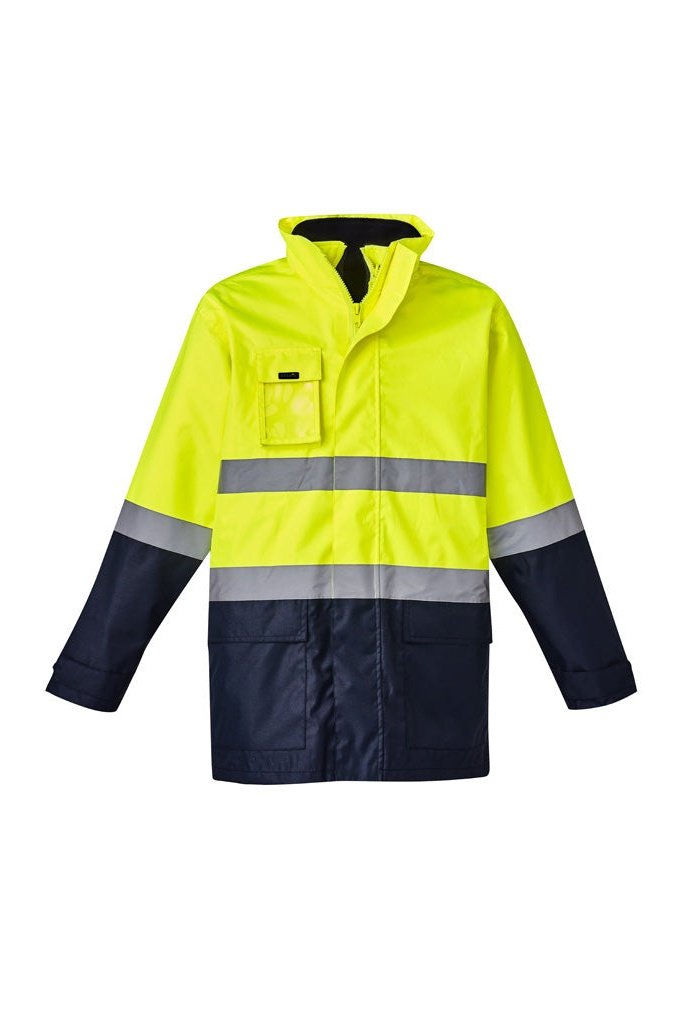 Syzmik Mens Hi Vis Basic 4 in 1 Waterproof Jacket - ZJ220 | Syzmik | Fashion Biz Online