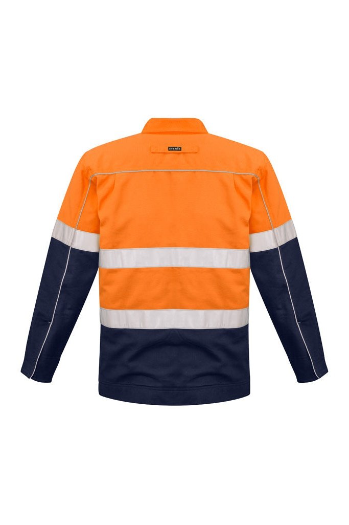 Syzmik Mens Hi Vis Cotton Drill Jacket ZJ590 | Syzmik | Fashion Biz Online