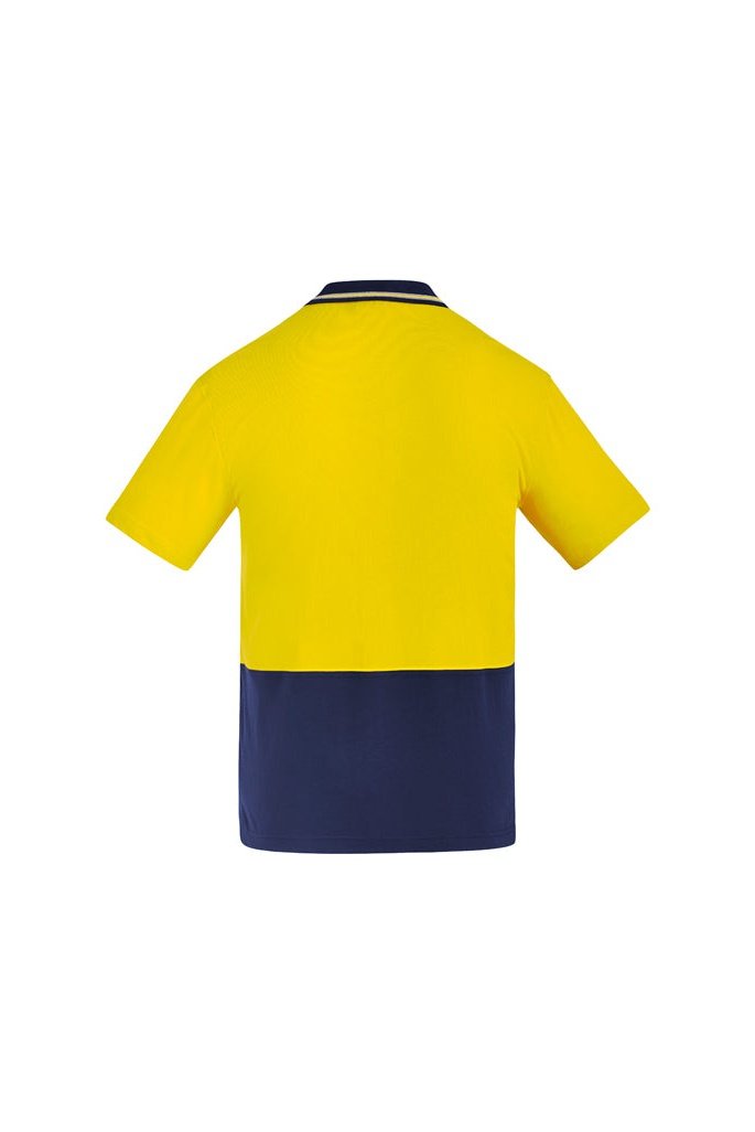 Syzmik Mens Hi Vis Cotton S/S Polo - ZH435 | Syzmik | Fashion Biz Online