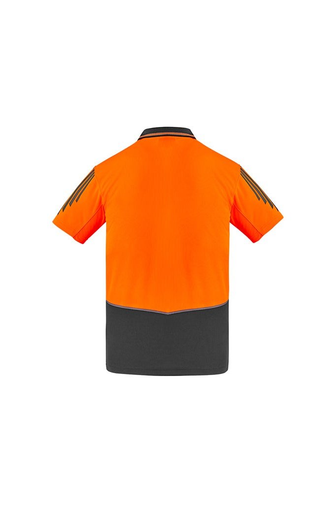 Syzmik Mens Hi Vis Flux S/S Polo - ZH315 | Syzmik | Fashion Biz Online