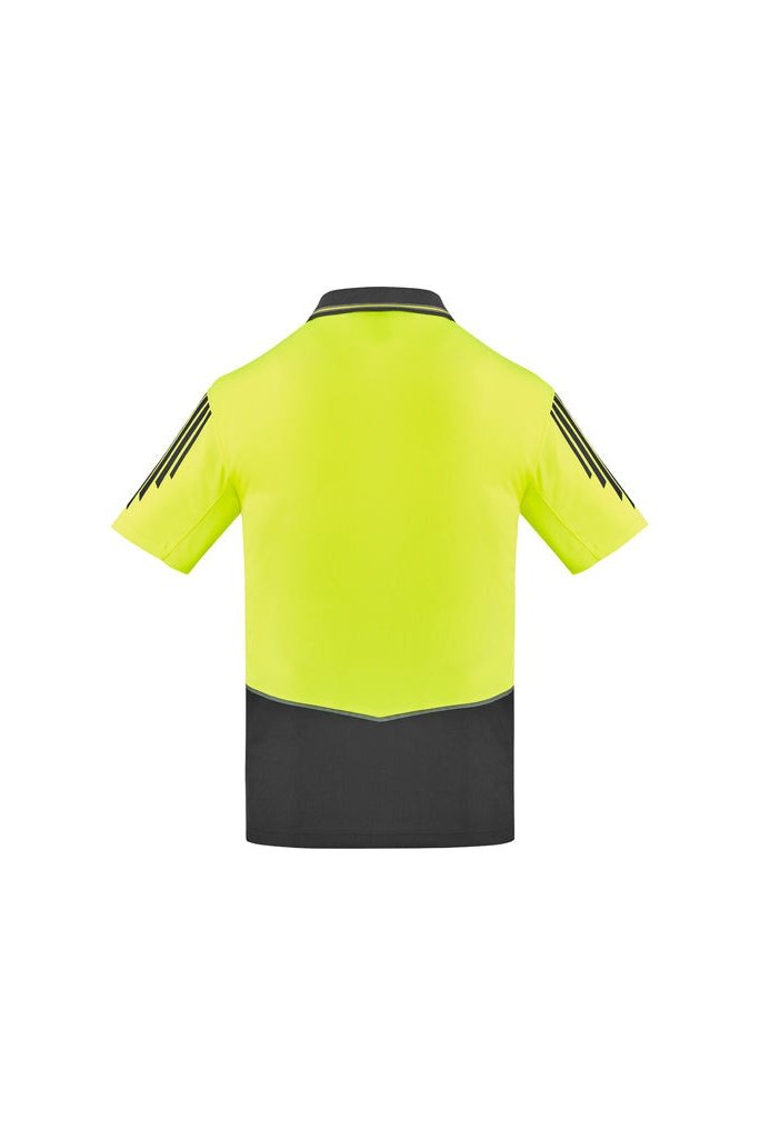 Syzmik Mens Hi Vis Flux S/S Polo - ZH315 | Syzmik | Fashion Biz Online