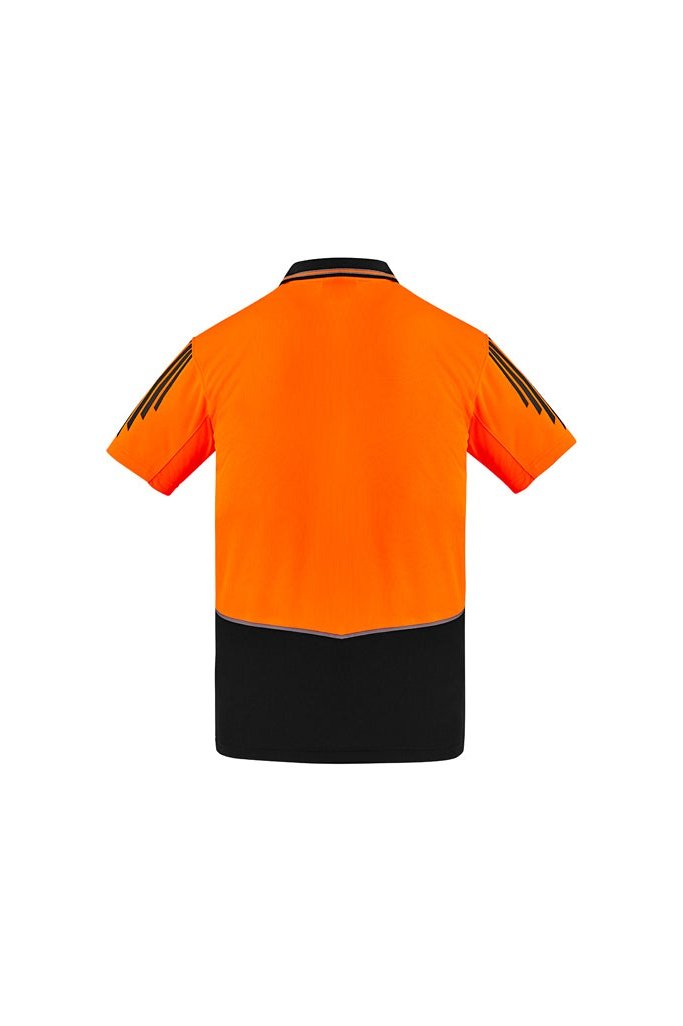 Syzmik Mens Hi Vis Flux S/S Polo - ZH315 | Syzmik | Fashion Biz Online