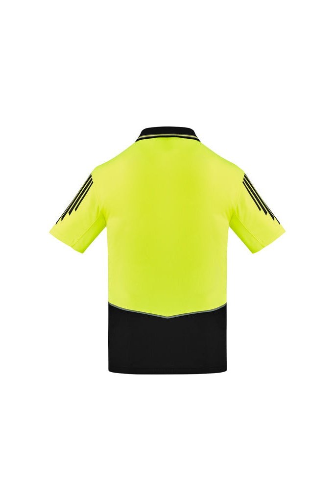 Syzmik Mens Hi Vis Flux S/S Polo - ZH315 | Syzmik | Fashion Biz Online