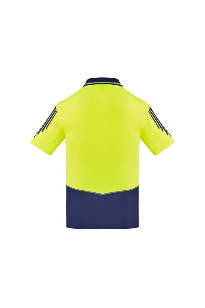 Syzmik Mens Hi Vis Flux S/S Polo - ZH315 | Syzmik | Fashion Biz Online