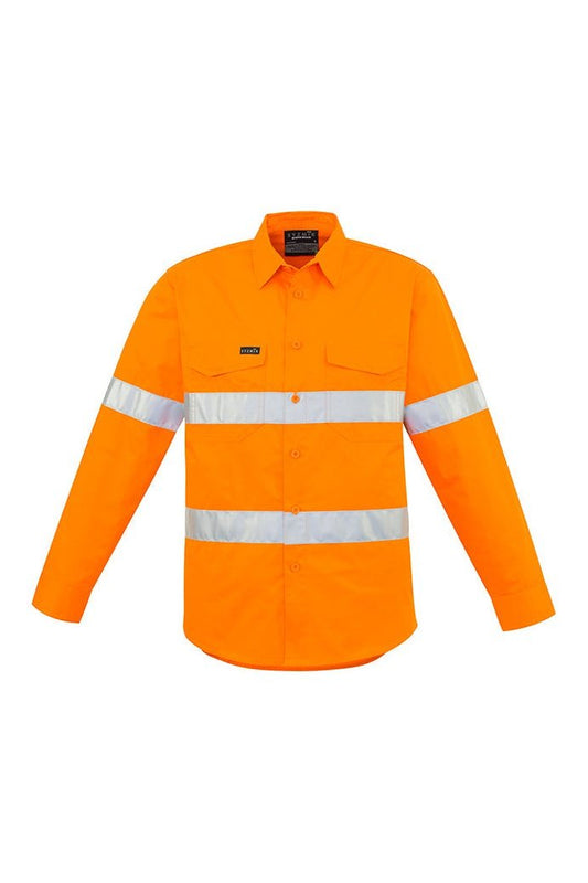 Syzmik Mens Hi Vis Hoop Taped Shirt ZW640 | Syzmik | Fashion Biz Online