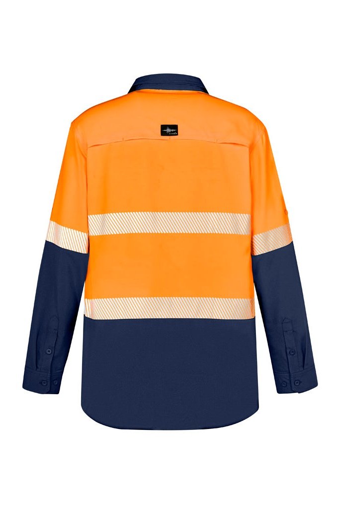Syzmik Mens Hi Vis Outdoor Segemented tape L/S Shirt - ZW470 | Syzmik | Fashion Biz Online
