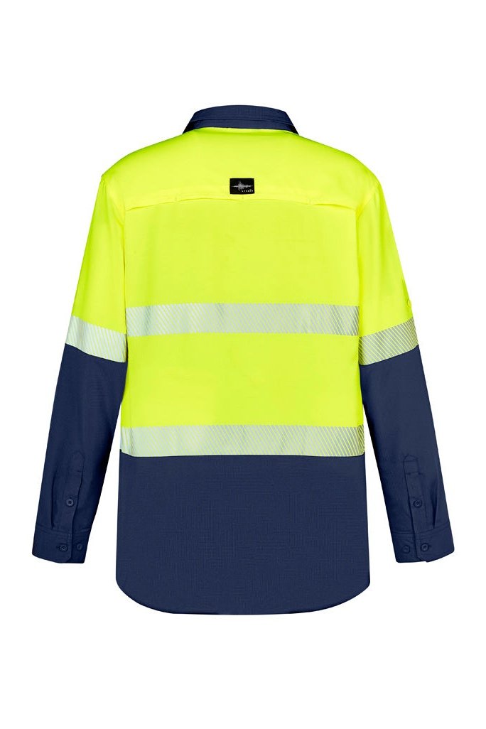 Syzmik Mens Hi Vis Outdoor Segemented tape L/S Shirt - ZW470 | Syzmik | Fashion Biz Online