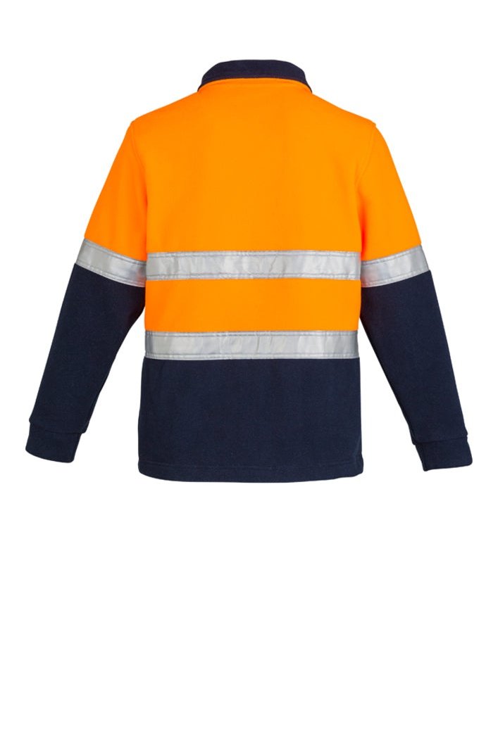 Syzmik Mens Hi Vis Polar Fleece Jumper - Hooped Taped ZT461 | Syzmik | Fashion Biz Online