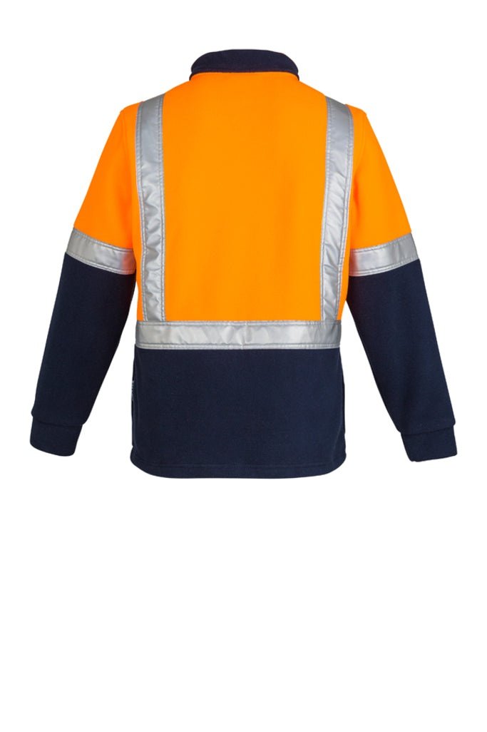Syzmik Mens Hi Vis Polar Fleece Jumper - Shoulder Taped ZT462 | Syzmik | Fashion Biz Online