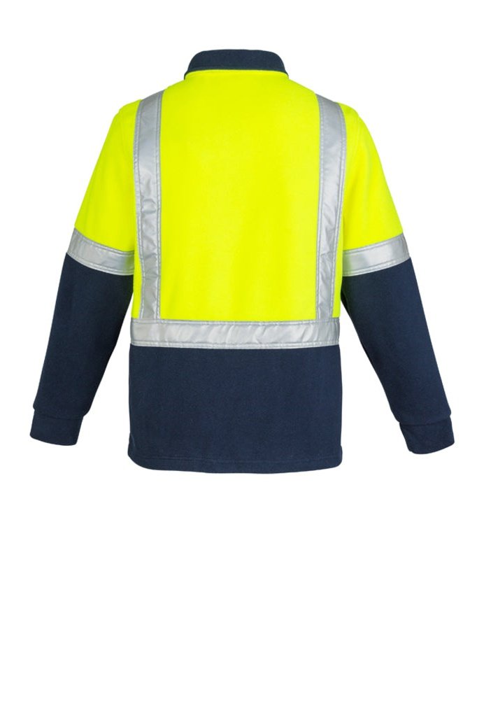 Syzmik Mens Hi Vis Polar Fleece Jumper - Shoulder Taped ZT462 | Syzmik | Fashion Biz Online