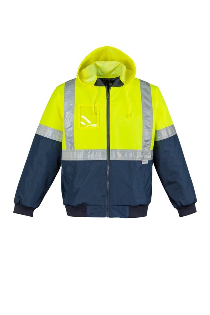 Syzmik Mens Hi Vis Quilted Flying Jacket ZJ351 | Syzmik | Fashion Biz Online