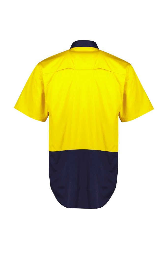 Syzmik Mens Hi Vis Short Sleeve Shirt - ZW115 | Syzmik | Fashion Biz Online