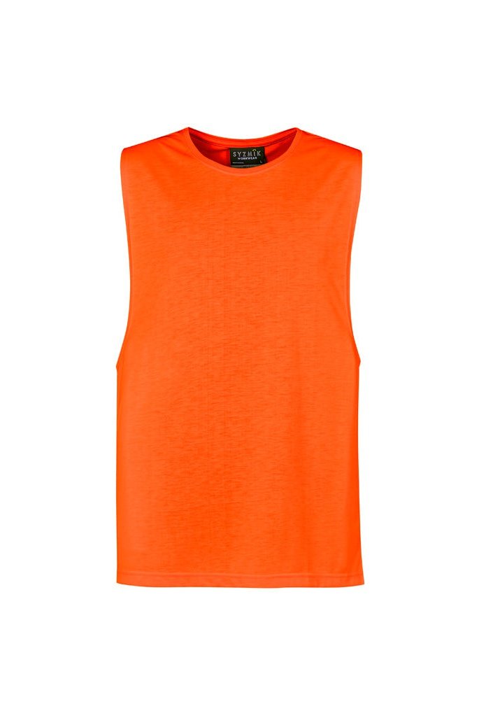 Syzmik Mens Hi Vis Sleeveless Tee - ZH297 | Syzmik | Fashion Biz Online