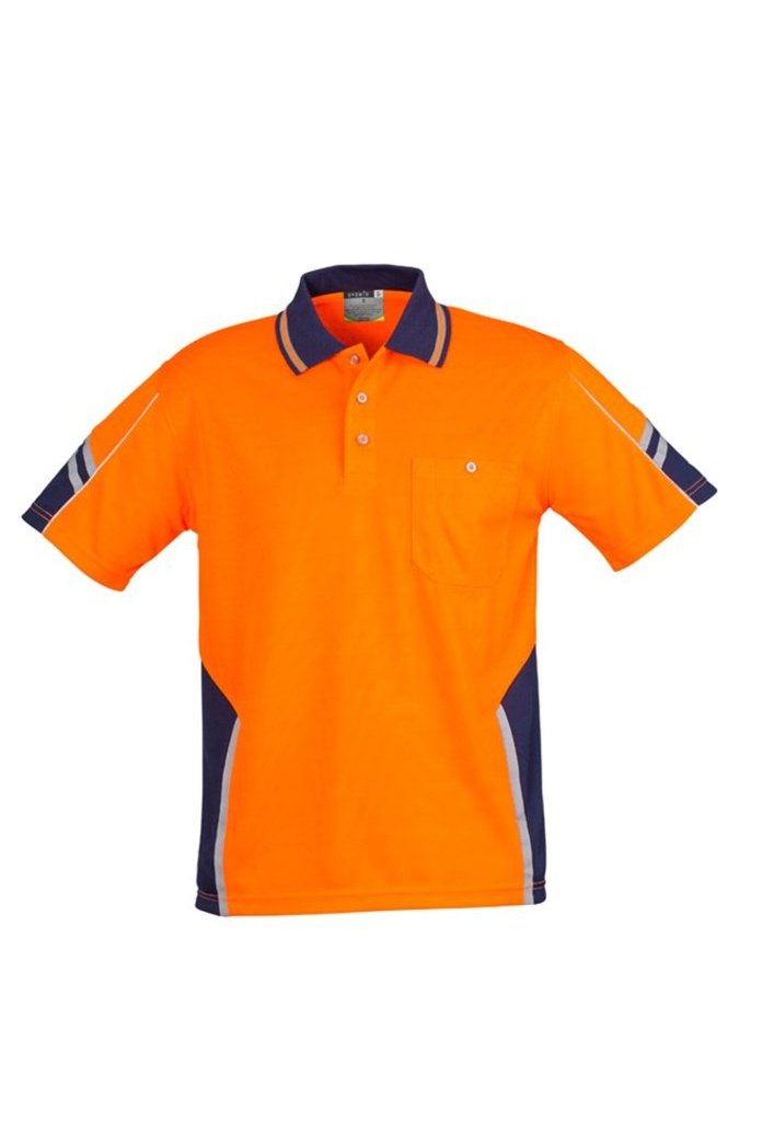 Syzmik Mens Hi Vis Squad S/S Polo - ZH237 | Syzmik | Fashion Biz Online