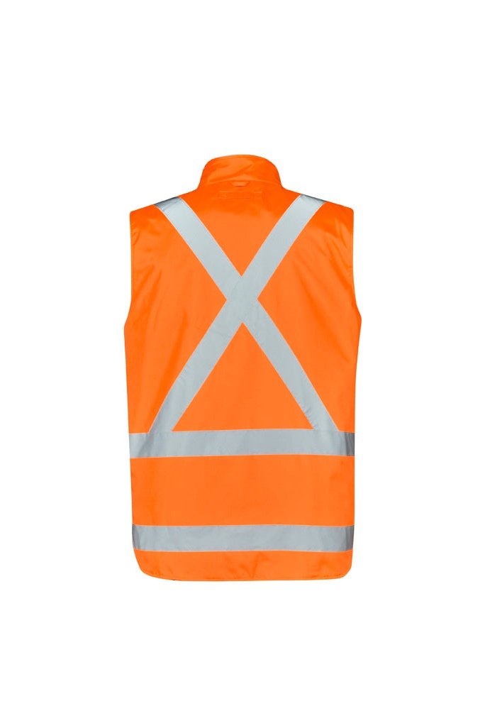 Syzmik Mens Hi Vis X Back Taped 4 in 1 Waterproof Jacket - ZJ616 | Syzmik | Fashion Biz Online