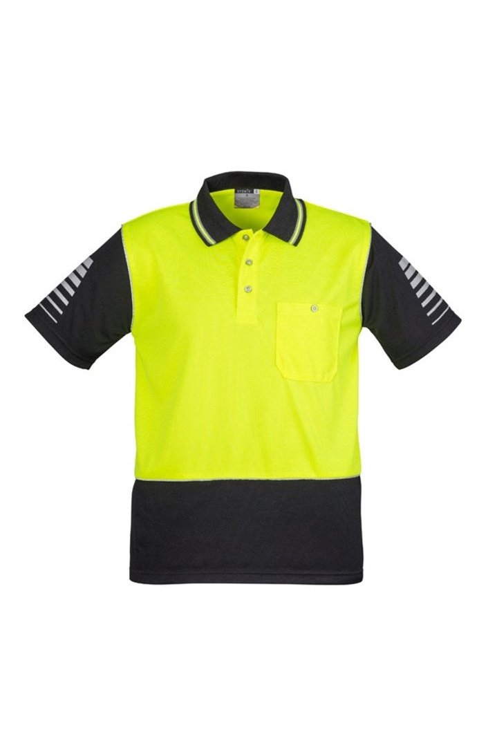 Syzmik Mens Hi Vis Zone Polo - ZH236 | Syzmik | Fashion Biz Online