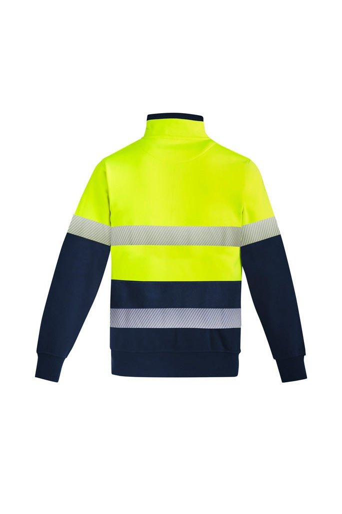 Syzmik Mens Orange Flame Resistant FR HRC 2 Hoop Taped 1/4 Zip Brushed Fleece - ZT150 | Syzmik | Fashion Biz Online