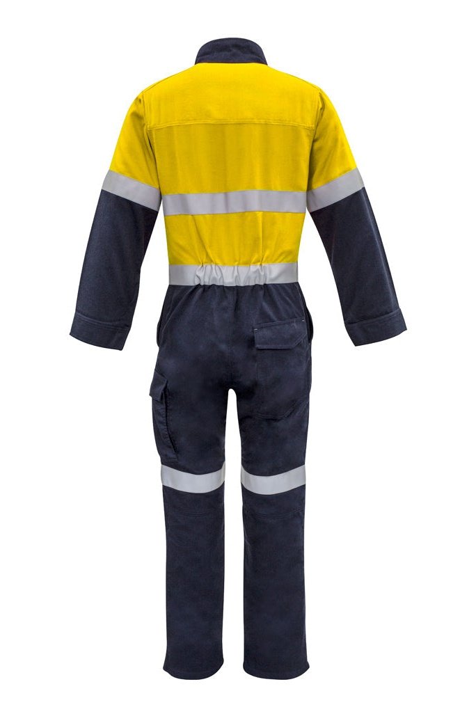 Syzmik Mens Orange Flame Resistant FR HRC 2 Hoop Taped Spliced Overall - ZC525 | Syzmik | Fashion Biz Online