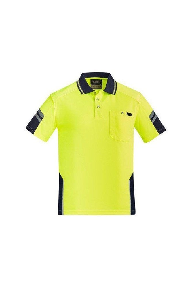 Syzmik Mens Reinforced Hi Vis Squad S/S Polo - ZH465 | Syzmik | Fashion Biz Online