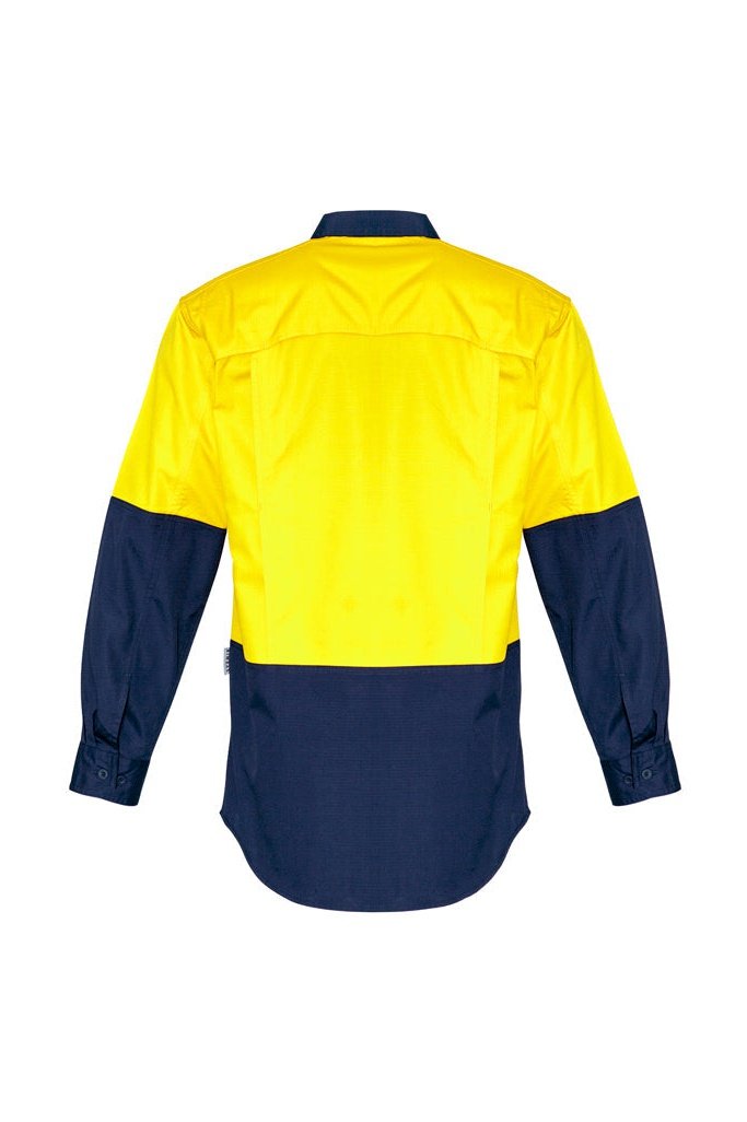 Syzmik Mens Rugged Cooling Hi Vis Spliced Shirt ZW128 | Syzmik | Fashion Biz Online