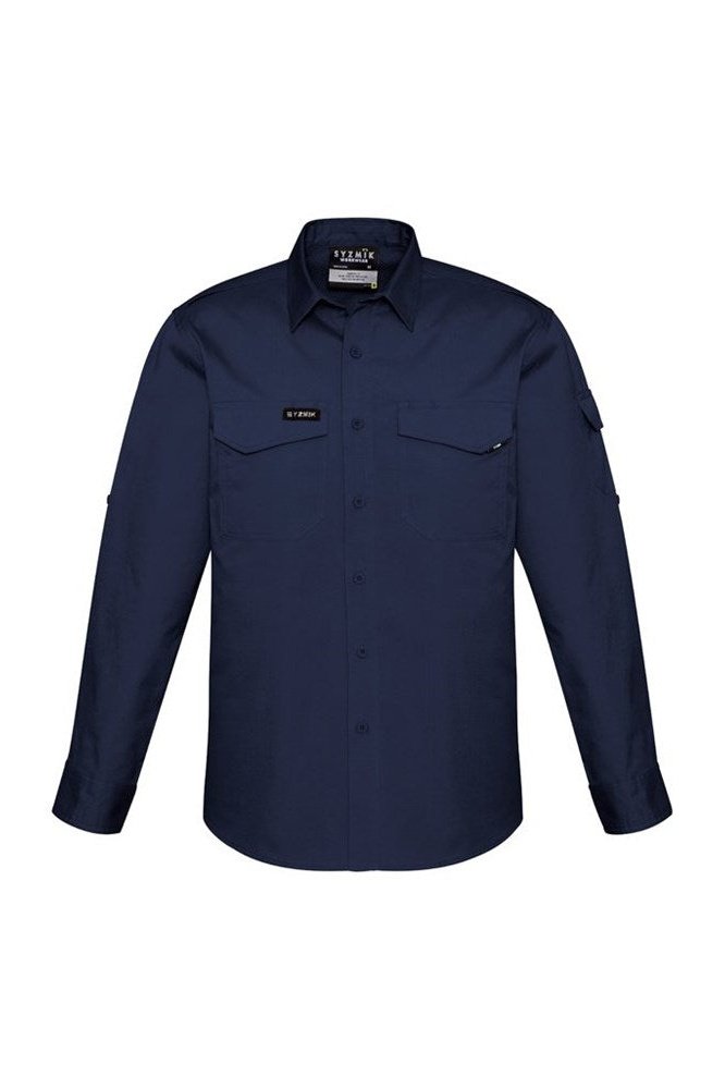 Syzmik Mens Rugged Cooling Long Sleeve Shirt ZW400 | Syzmik | Fashion Biz Online