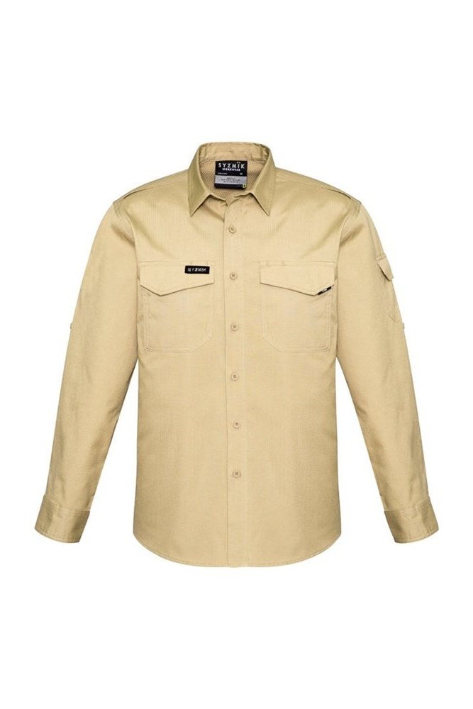 Syzmik Mens Rugged Cooling Long Sleeve Shirt ZW400 | Syzmik | Fashion Biz Online