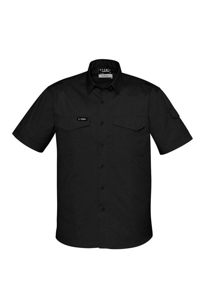Syzmik Mens Rugged Cooling Short Sleeve Shirt ZW405 | Syzmik | Fashion Biz Online