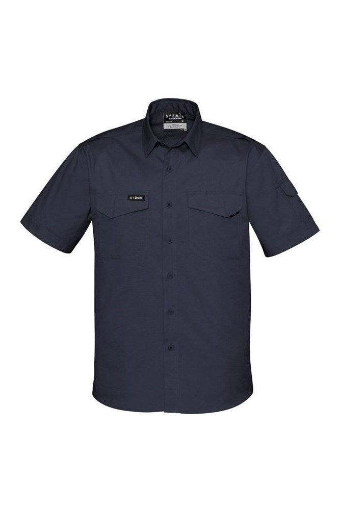 Syzmik Mens Rugged Cooling Short Sleeve Shirt ZW405 | Syzmik | Fashion Biz Online