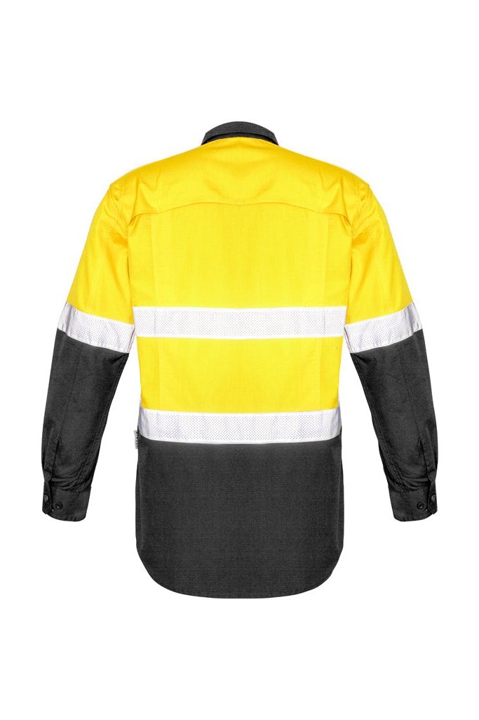 Syzmik Mens Rugged Cooling Taped Hi Vis Spliced Shirt ZW129 | Syzmik | Fashion Biz Online