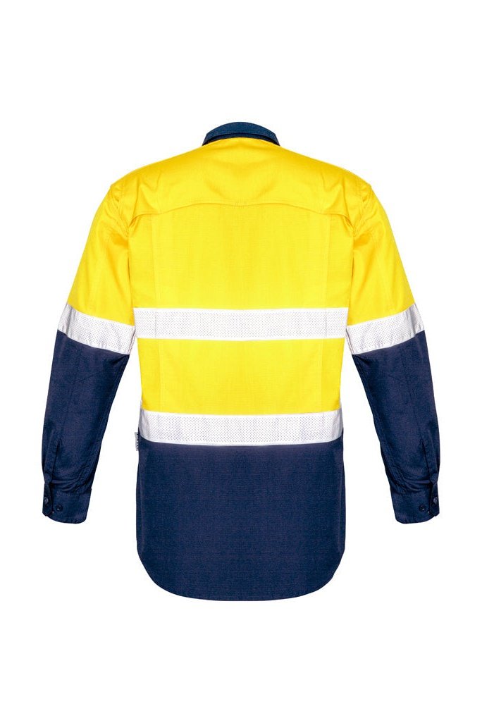 Syzmik Mens Rugged Cooling Taped Hi Vis Spliced Shirt ZW129 | Syzmik | Fashion Biz Online
