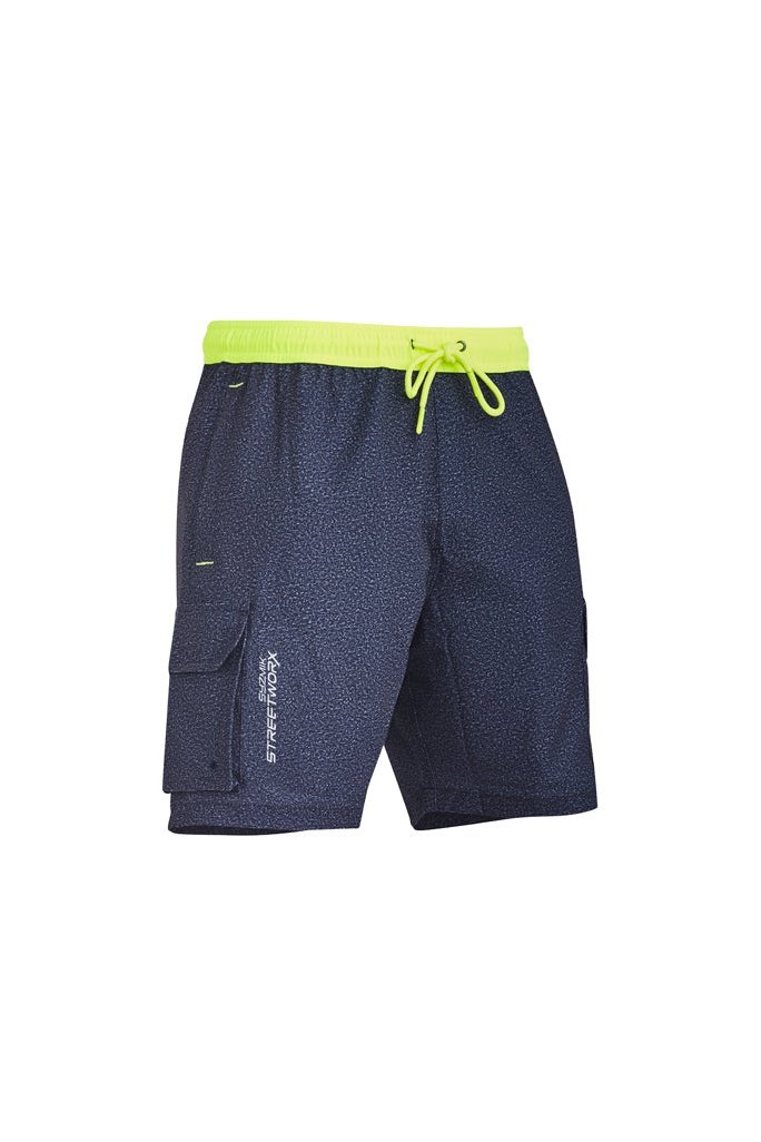Syzmik Mens Streetworx Stretch Work Board Shorts ZS240 | Syzmik | Fashion Biz Online